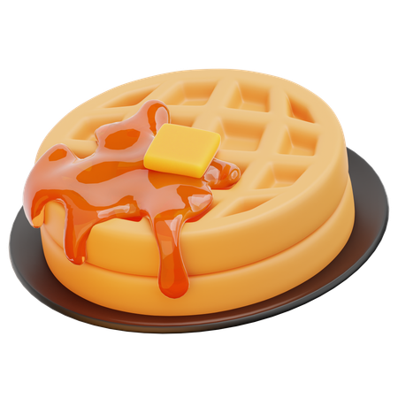 Gaufre  3D Icon