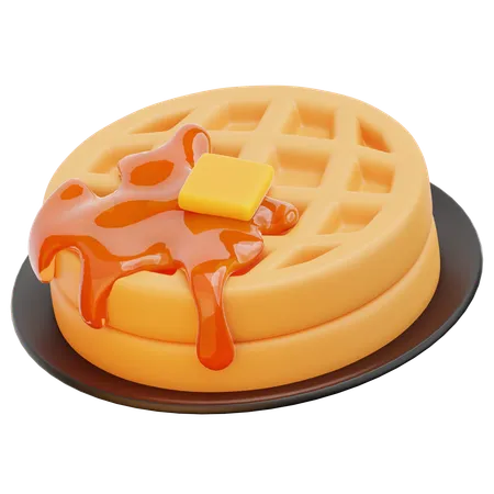 Gaufre  3D Icon