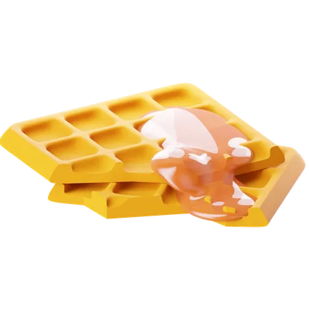 Gaufre  3D Icon