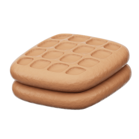 Gaufre  3D Icon