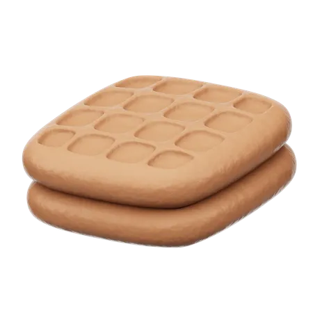 Gaufre  3D Icon