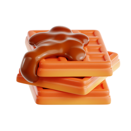 Gaufre  3D Icon