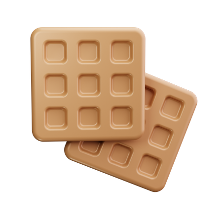 Gaufre  3D Icon