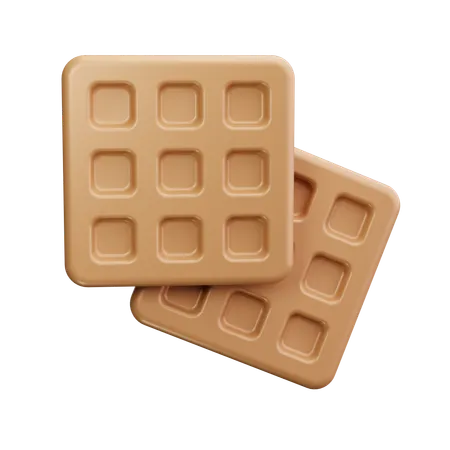 Gaufre  3D Icon