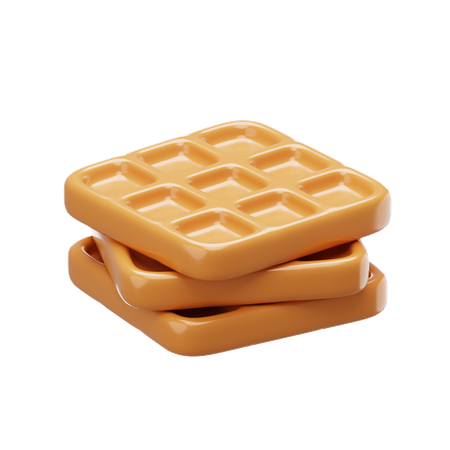 Gaufre  3D Icon