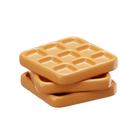 Gaufre  3D Icon