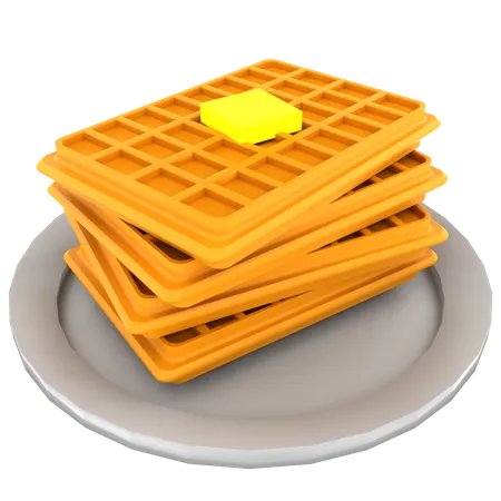 Gaufre  3D Icon