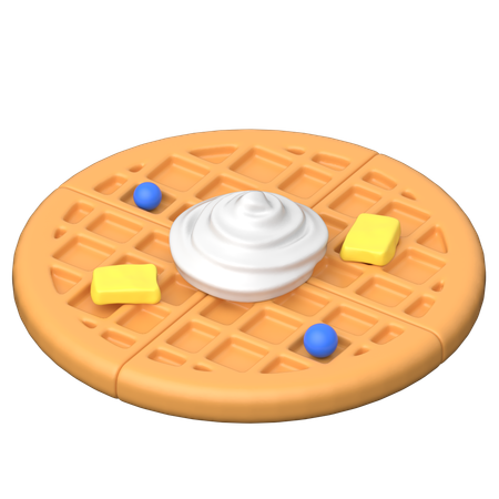 Gaufre  3D Icon