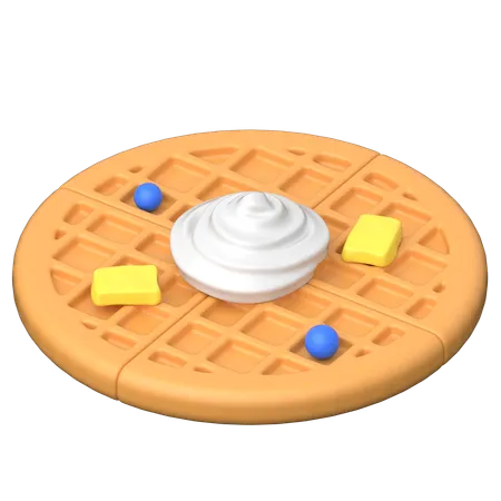 Gaufre  3D Icon