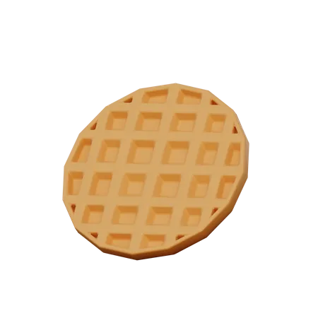 Gaufre  3D Illustration