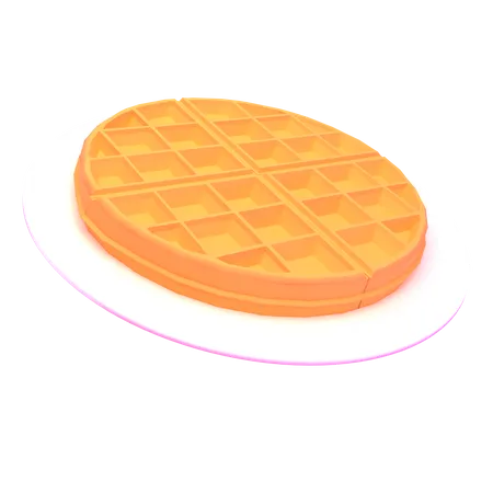 Gaufre  3D Icon