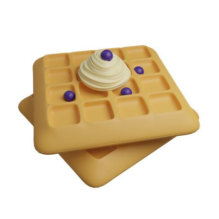 Gaufre  3D Icon