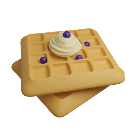 Gaufre  3D Icon