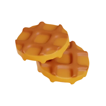 Gaufre  3D Icon