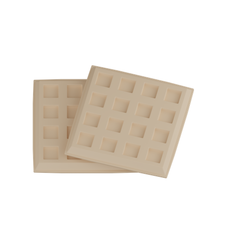 Gaufre  3D Icon