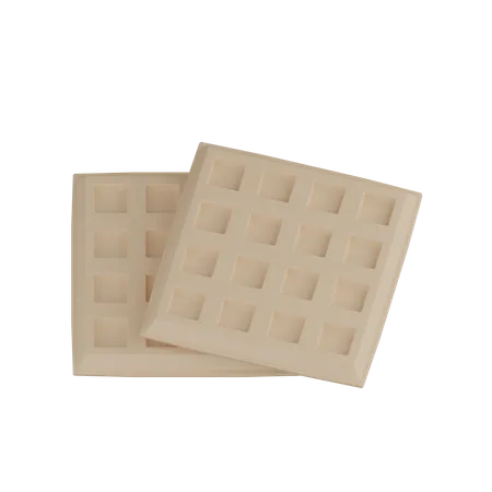 Gaufre  3D Icon