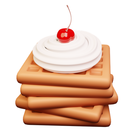 Gaufre  3D Icon