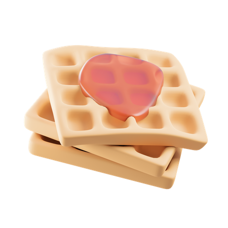 Gaufre  3D Icon