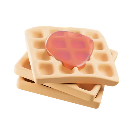 Gaufre  3D Icon