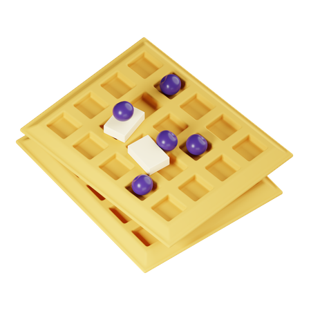 Gaufre  3D Icon