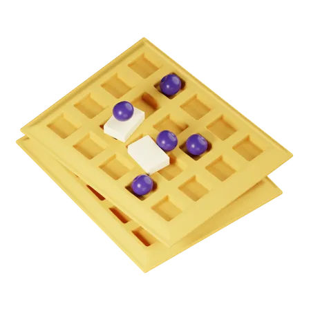 Gaufre  3D Icon