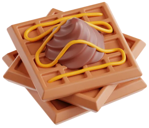 Gaufre  3D Icon