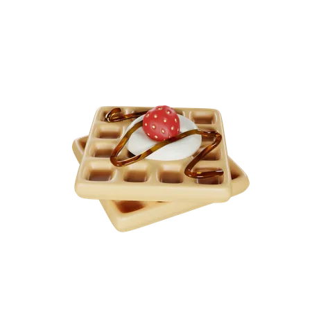 Gaufre  3D Icon