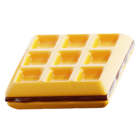 Gaufre  3D Icon