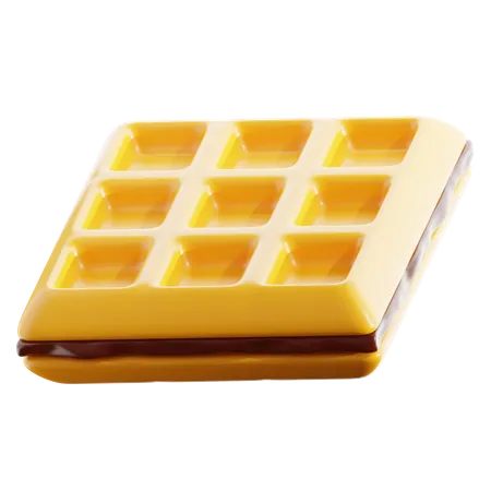 Gaufre  3D Icon