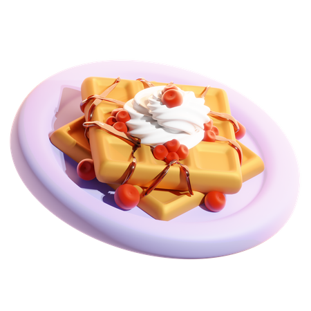 Gaufre  3D Icon