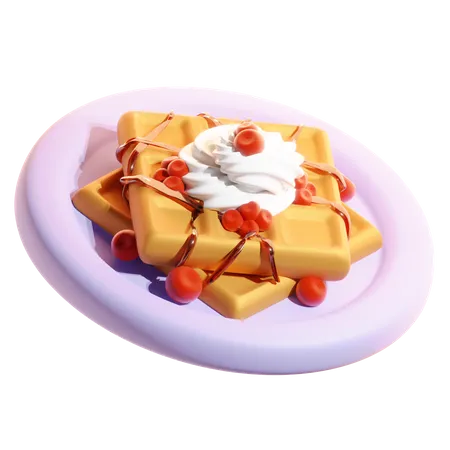 Gaufre  3D Icon