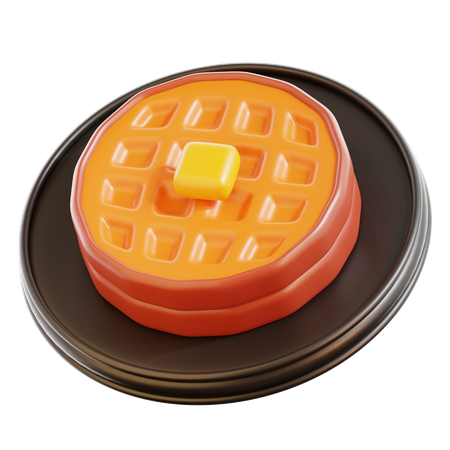 Gaufre  3D Icon