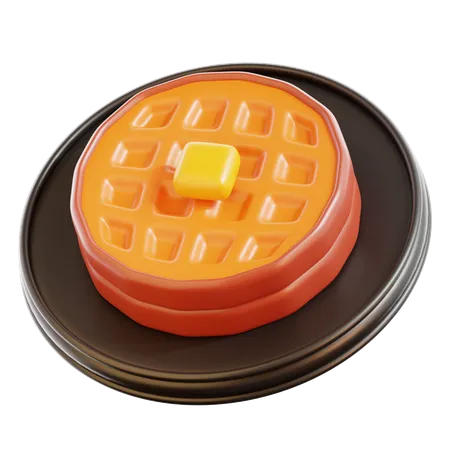 Gaufre  3D Icon