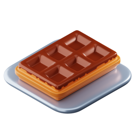 Gaufre  3D Icon