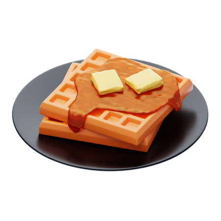 Gaufres  3D Icon