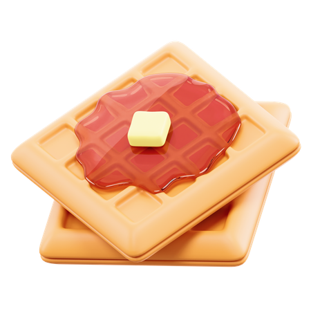 Gaufres  3D Icon