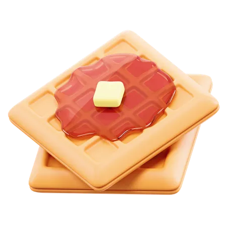 Gaufres  3D Icon