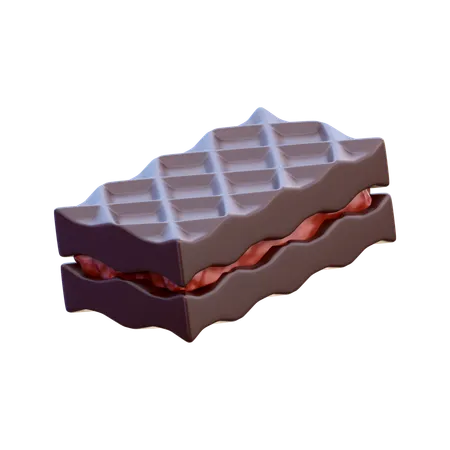 Plaquette de chocolat  3D Icon