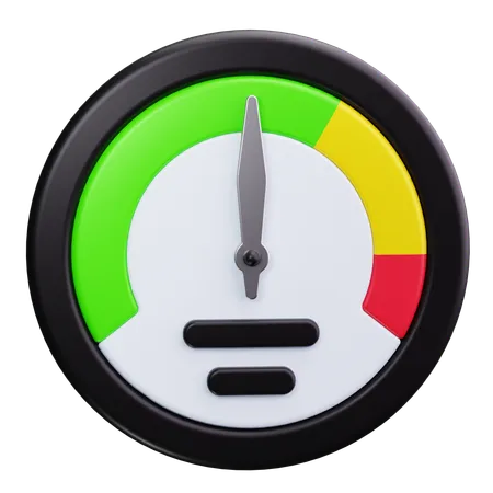 Gauge  3D Icon