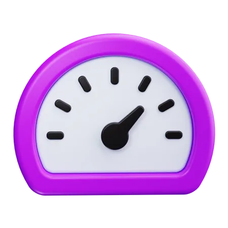 Gauge  3D Icon