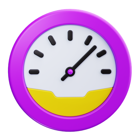 Gauge  3D Icon