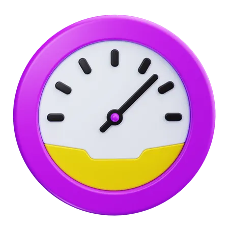 Gauge  3D Icon