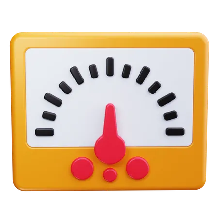 Gauge  3D Icon