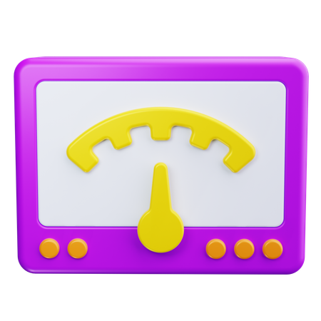 Gauge  3D Icon