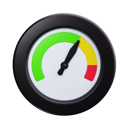 Gauge Chart  3D Icon