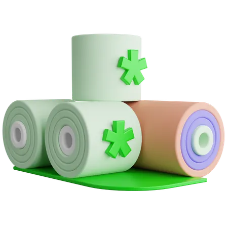 Gauze Rolls  3D Icon