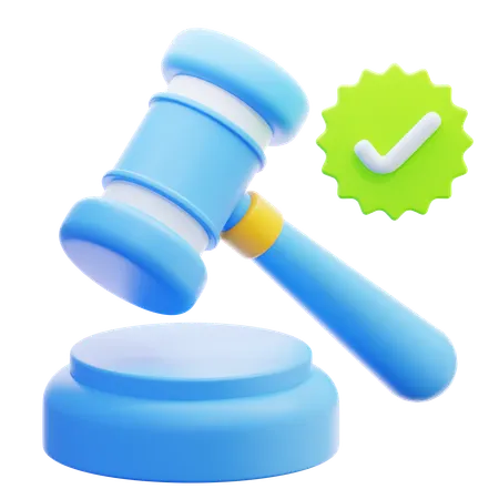 Gavel  3D Icon