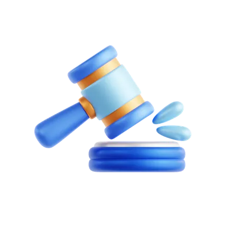 Gavel 3D Icon  3D Icon