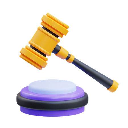 Gavel  3D Icon