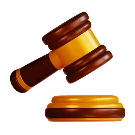 Gavel  3D Icon